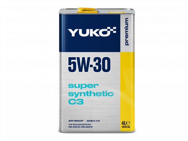 Олива моторна Super Synthetic C3 5W-30 Yuko - 4 л ж