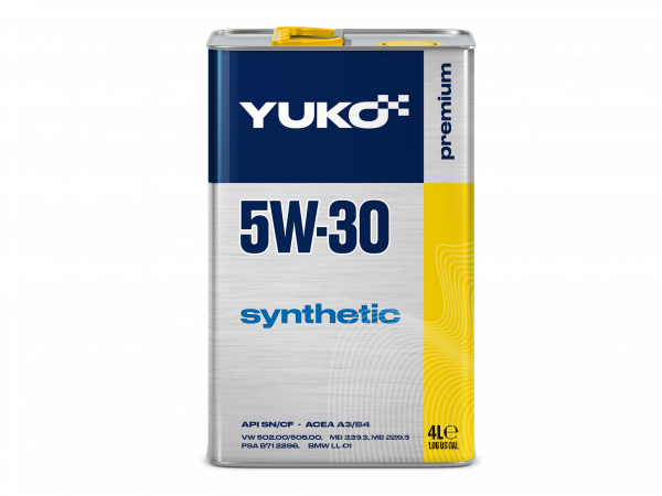 Олива моторна Synthetic 5W-30 Yuko - 4 л ж