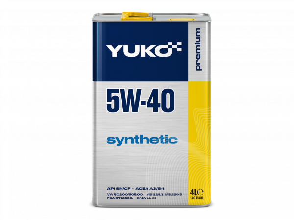 Масло моторное Synthetic 5W-40 Yuko - 4 л ж
