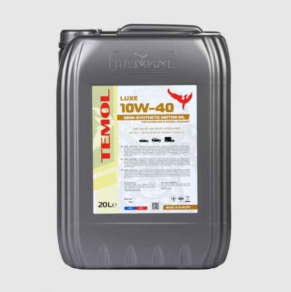 Олива моторна LUXE 10W-40 TEMOL 20 л