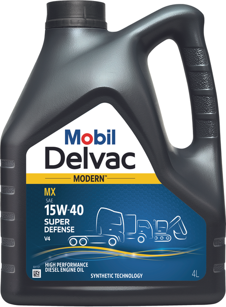 Олива моторна M-Delvac MX Modern 15W-40 Super Defense V4 Mobil - 4 л