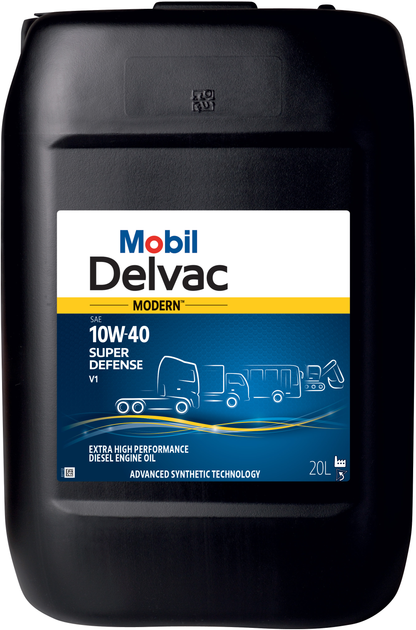 Масло моторное M-Delvac XHPEXT Modern 10W-40 Super Defense V1 Mobil - 20 л Масло моторное M-Delvac XHPEXT Modern 10W-40 Super Defense V1 Mobil - 20 л
