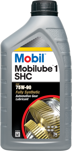 Масло трансмиссионное M-Lube SHC 75W-90 Mobil - 1 л Масло трансмиссионное M-Lube SHC 75W-90 Mobil - 1 л