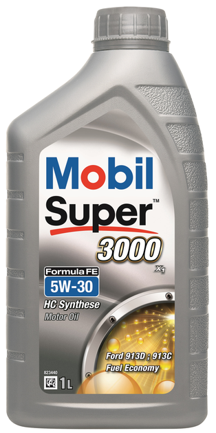 Олива моторна Super 3000 x1 Formula FE 5W-30 GSP Mobil - 1 л Олива моторна Super 3000 x1 Formula FE 5W-30 GSP Mobil - 1 л