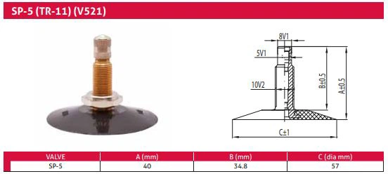 Камера 7,50-20; 6,50-20; 7,00-20 SP-5 (Kabat)