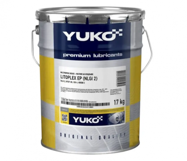Мастило Litolux EP2 Yuko - 17 кг п