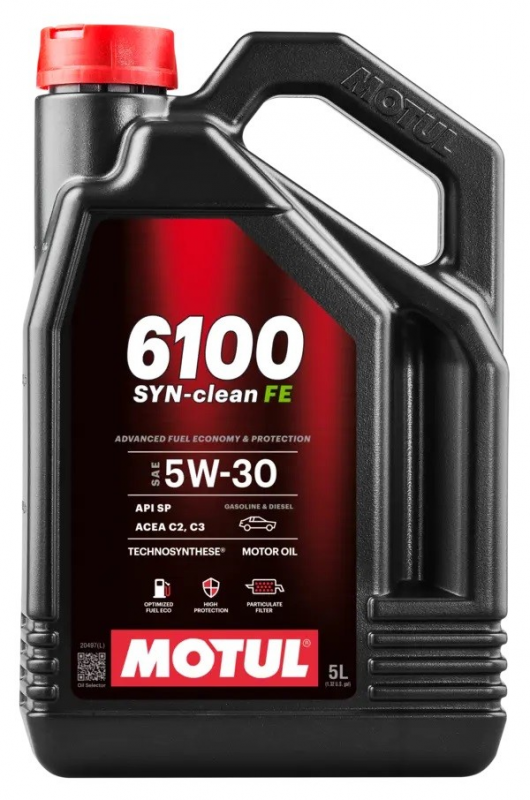 Олива Motul 6100 SYN-CLEAN 5W-30, FE Technosynthese 5л 112921