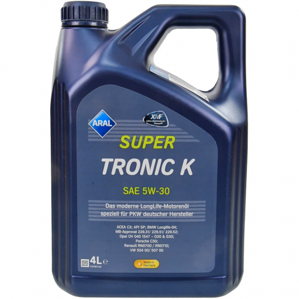 Олива Aral SuperTronic K 5W-30, 4л. 15F476