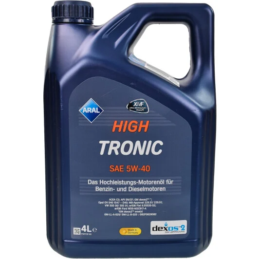 Олива Aral HighTronic 5W-40, 4л. 15F47C
