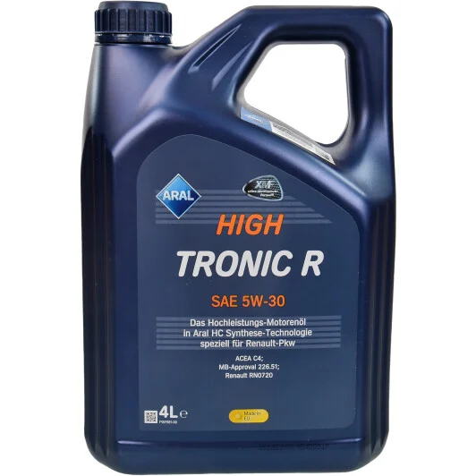 Олива Aral HighTronic R 5W-30, 4л. 15F45A