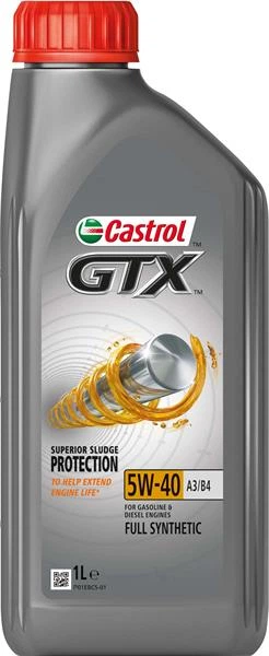 Олива моторна Castrol GTX 5W-40 A3/B4 (Каністра 1л)