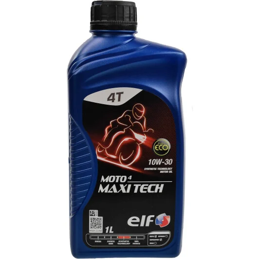 Олива моторна ELF MOTO 4 MAXI TECH 10W-30 (Каністра 1л)